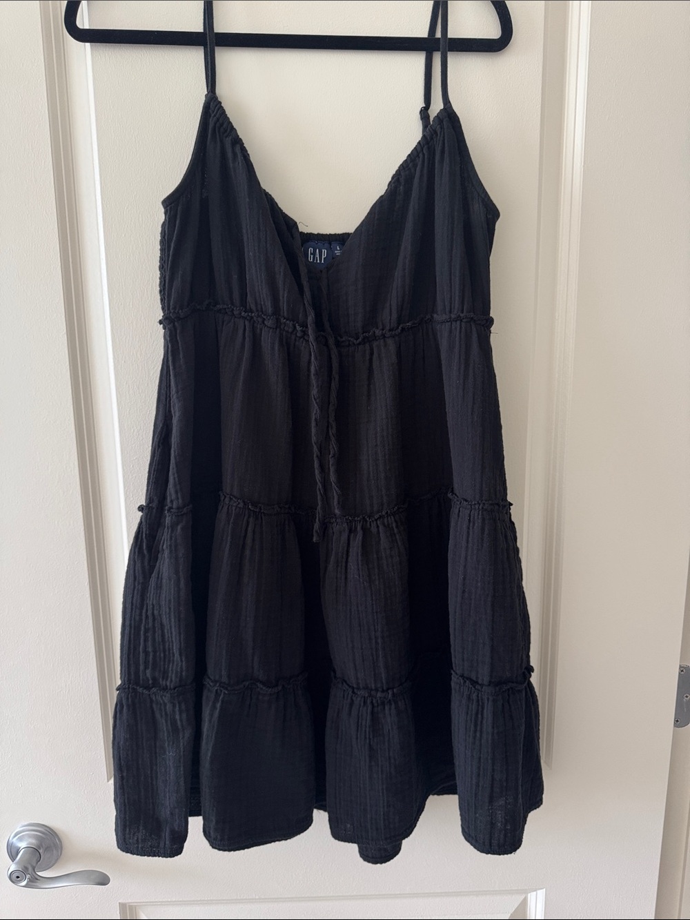 Women's Black Spaghetti Strap Dress